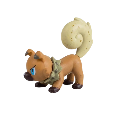 Figurine de collection Rocabot Pokémon avec des détails soignés et des couleurs fidèles.
