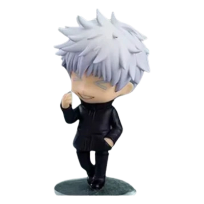 Figura articulada de Satoru Gojo con su atuendo característico