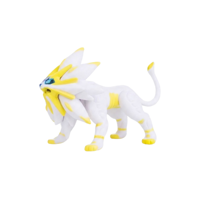 Figurine Solgaleo Pokémon parfaite pour décorer une étagère ou compléter une collection.