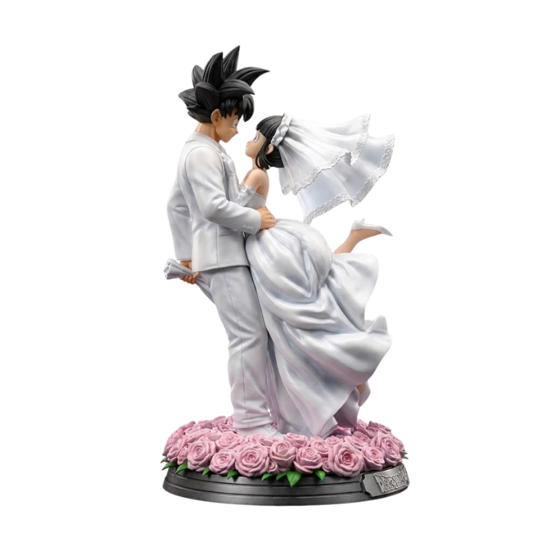 Dragon Ball Z Goku and Chichi marriage collectible