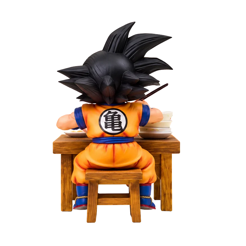 Figurine Son Goku inspirée d’une scène de dîner de Dragon Ball Z
