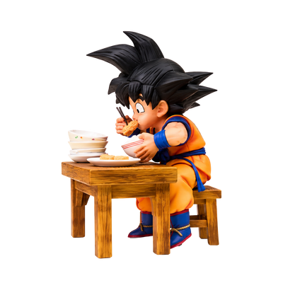 Figurine Son Goku en scène de dîner | Dragon Ball Z
