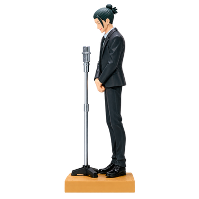 Figurine de Suguru Geto avec des détails soignés de l’univers Jujutsu Kaisen.