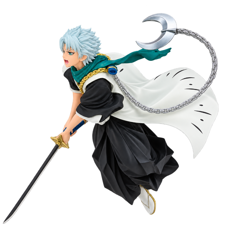 Figura de Bleach que representa a Tōshirō Hitsugaya en una pose emblemática.