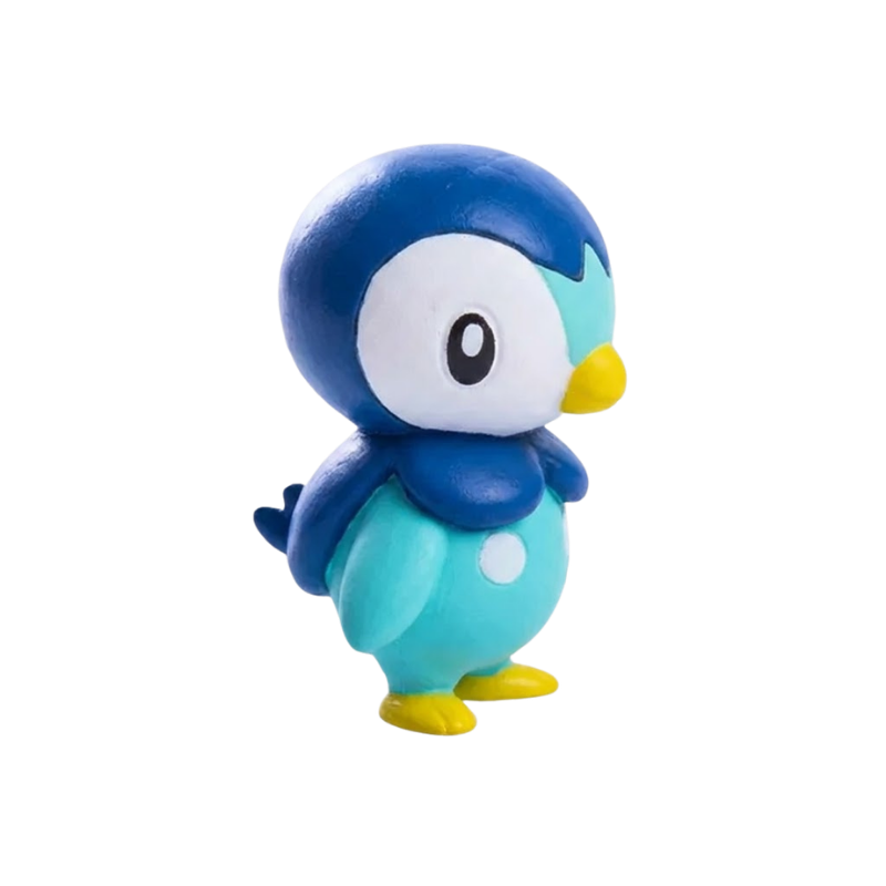 Figurine Tiplouf bleue inspirée du personnage emblématique de l’univers Pokémon.