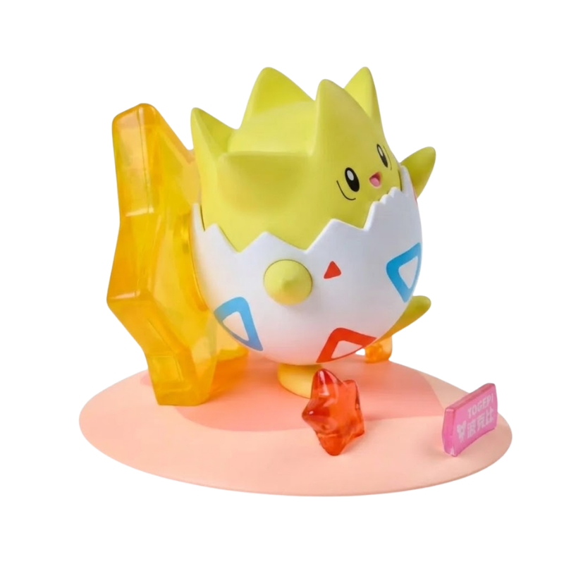 Figura de Togepi con detalles cuidados y un acabado de calidad.