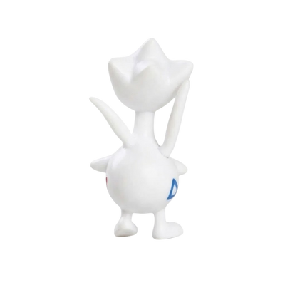 Figurine Togetic blanche inspirée du personnage emblématique de l’univers Pokémon.