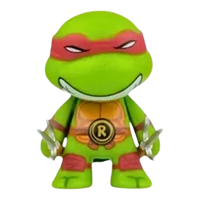 Lot de 4 figurines Tortues Ninja inspirées de la célèbre série animée.