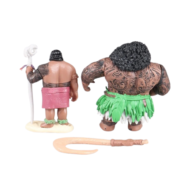 Figuras de los personajes de la película Vaiana de Disney
