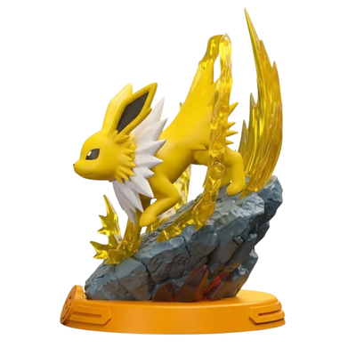 Figura de Jolteon, el famoso Pokémon eléctrico.