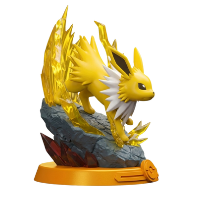 Figura de Jolteon con detalles cuidados y un acabado de calidad.