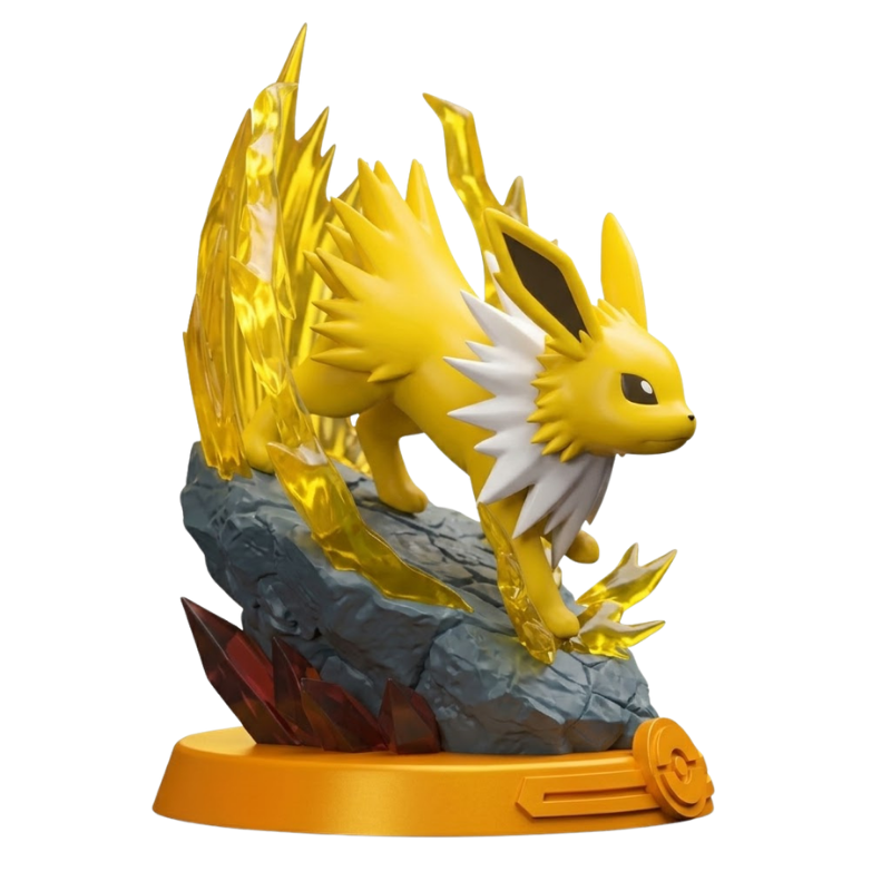 Figura de Jolteon con detalles cuidados y un acabado de calidad.
