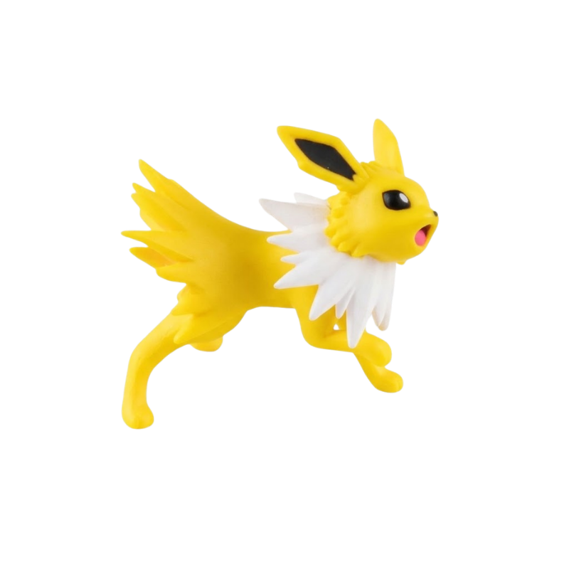 Figurine Pokémon Voltali représentant le célèbre Pokémon de type Électrik.