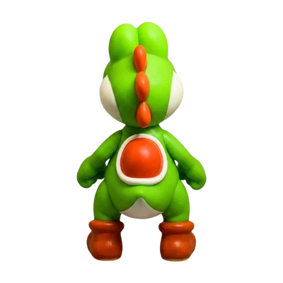 Figura de Super Mario que representa a Yoshi en una pose emblemática.