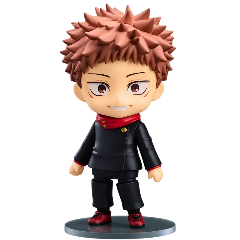Figura articulada de Yuji Itadori de Jujutsu Kaisen vista de frente