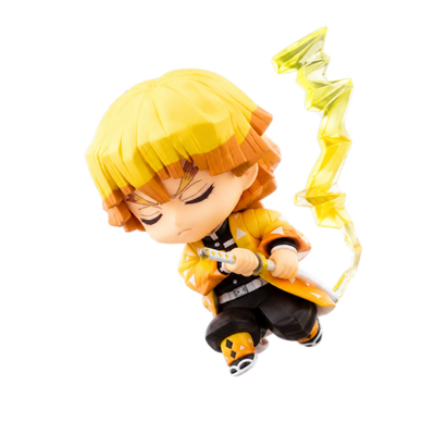 Figurine de Zenitsu Agatsuma modulable, personnage de Demon Slayer