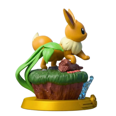 Figurine de collection Évoli Pokémon avec des détails soignés et des couleurs fidèles.