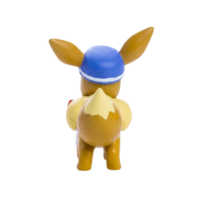 Figurine Pokémon Évoli représentant le célèbre Pokémon de type Normal.