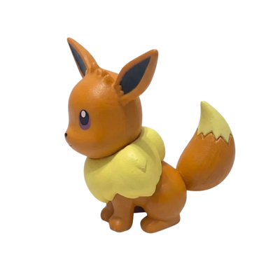 Figurine de collection Évoli Pokémon avec des détails soignés et des couleurs fidèles.