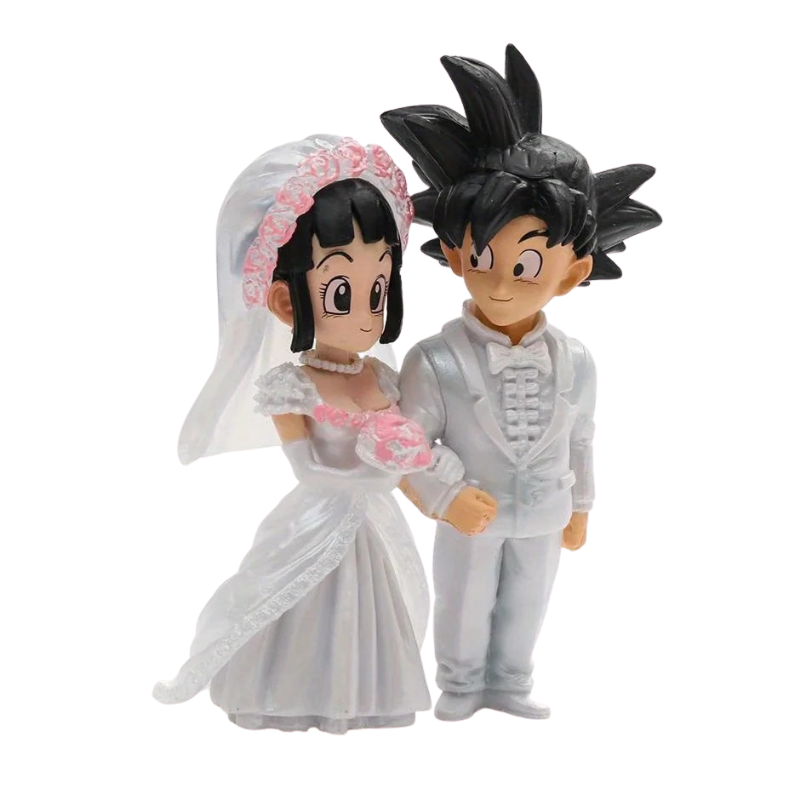 "Son Goku & Chichi Kawaii" Figure | Dragon Ball Z