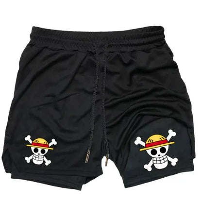 Short de Compression " Pirate " | One Piece Saiko-Shop