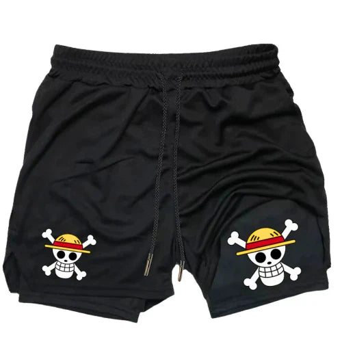 Short de Compression " Pirate " | One Piece Saiko-Shop