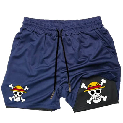 Short de Compression " Pirate " | One Piece Saiko-Shop