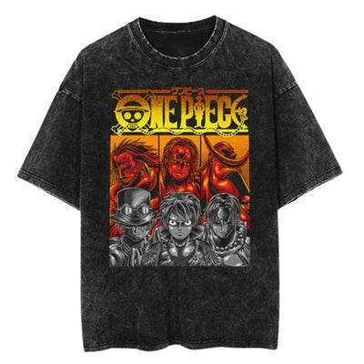 T-shirt Le Trio " Oversize " | One Piece - Saiko-Shop