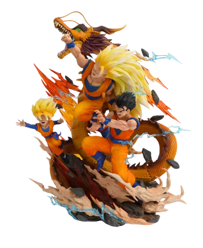 Figurine " Le Trio Saiyan " | Dragon Ball Z Saiko-Shop