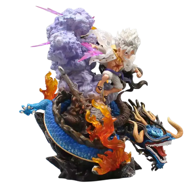 Figurine LED " Luffy Gear 5 Vs Kaido " | One Piece Saiko-Shop